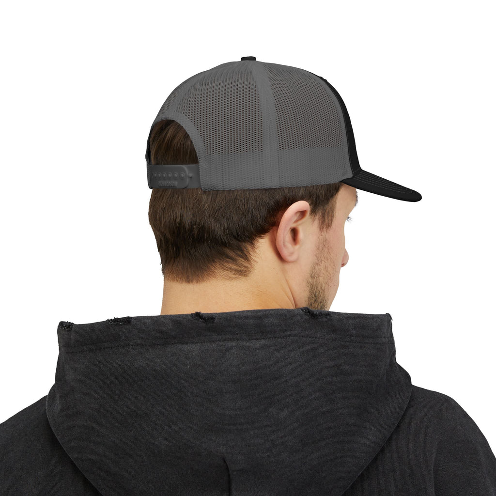 Bear Paw Trucker Cap — Embroidered Wildlife Snapback